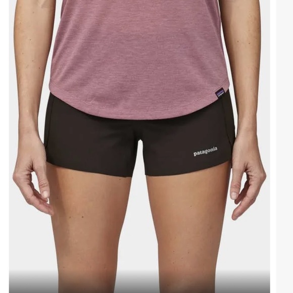 Patagonia Strider Pro running hiking athletic shorts black medium - Picture 2 of 11